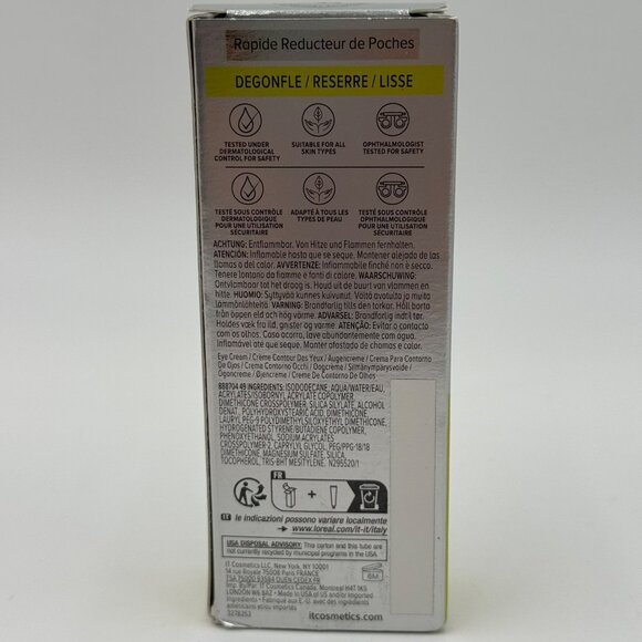 It Cosmetics Bye Bye Under Eye Bags Rapid Bag Reducer 0.5oz Sealed New - Picture 4 of 9